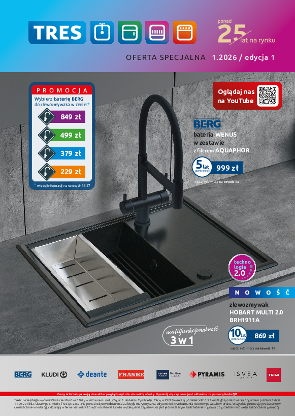 Katalog TRES 1.2026 ZLEWOZMYWAKI