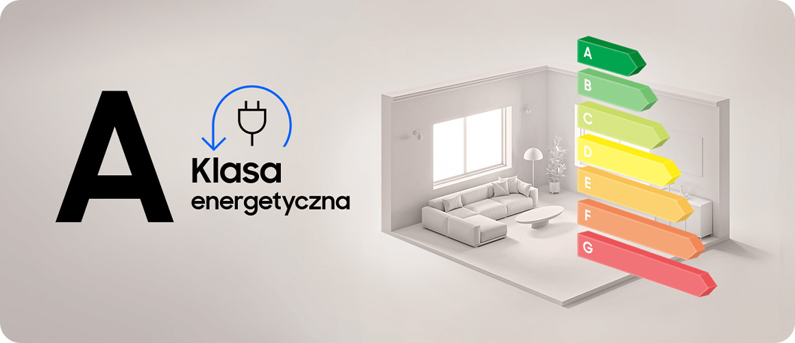 klasa energetyczna A w suszarce DV90DG6845LHU4