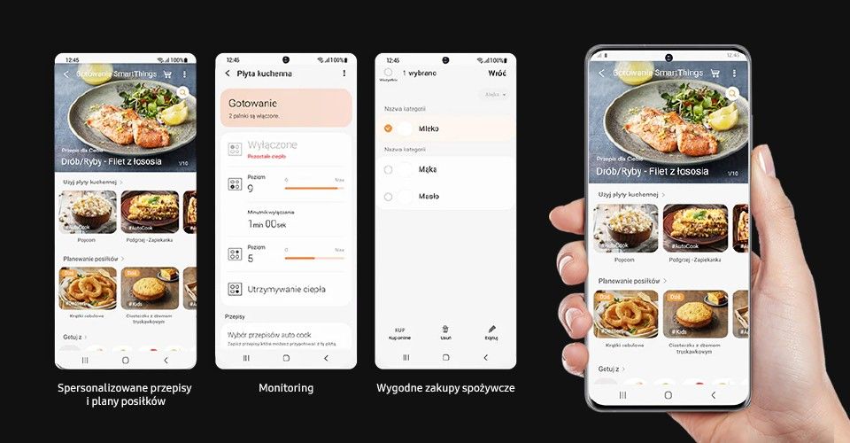 Gotowanie krok po kroku dzięki aplikacji Smart Things Cooking 