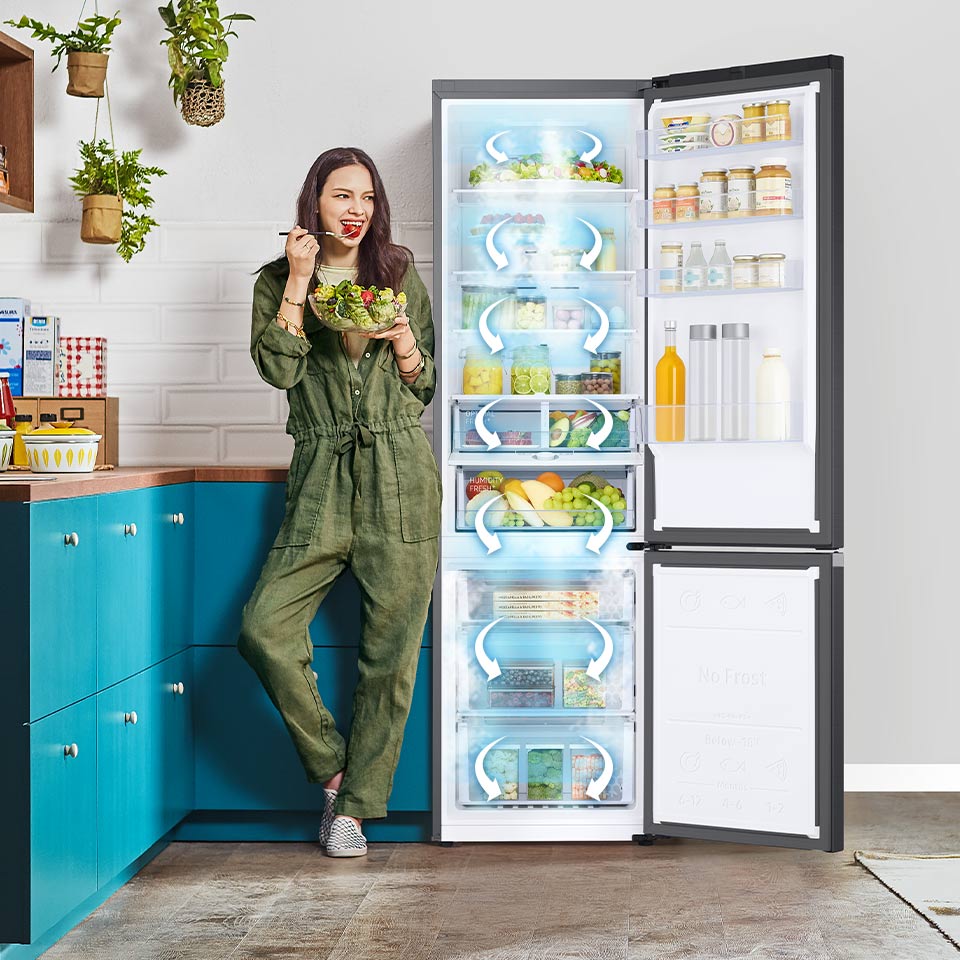 Lodówka Samsung RB38C603DB1 z systemem chłodzenia All Around Cooling Lodówka Samsung RB38C603DB1 z systemem chłodzenia All Around Cooling