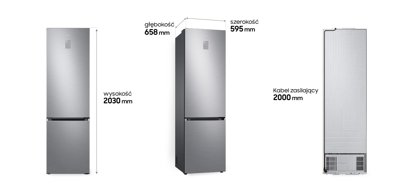 Lodówka Samsung rb38c675cs9 wymiary Lodówka Samsung rb38c675cs9 wymiary