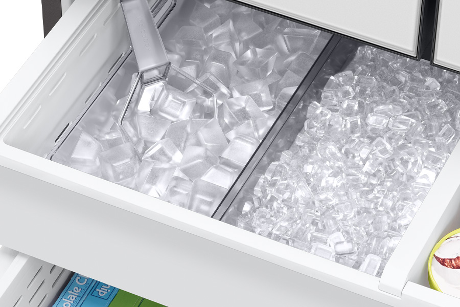 Lodówka Samsung Multidoor RF24BB620EB1: zdjęcie: Dual Auto IceMaker