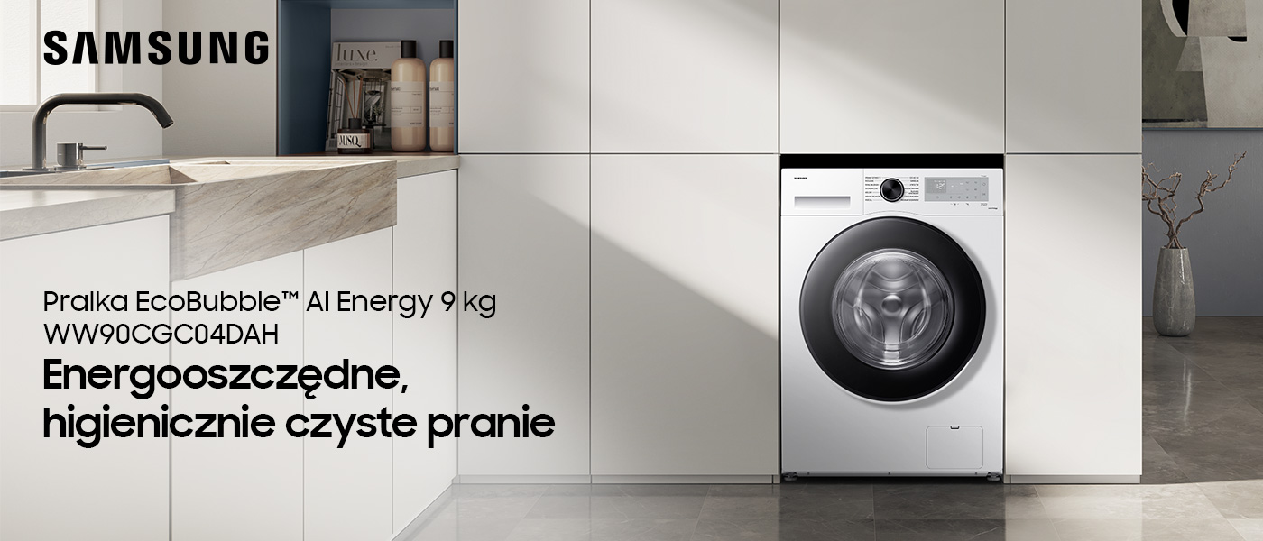 Pralka Samsung EcoBubble AI Energy 9 kg WW90CGC04DAH